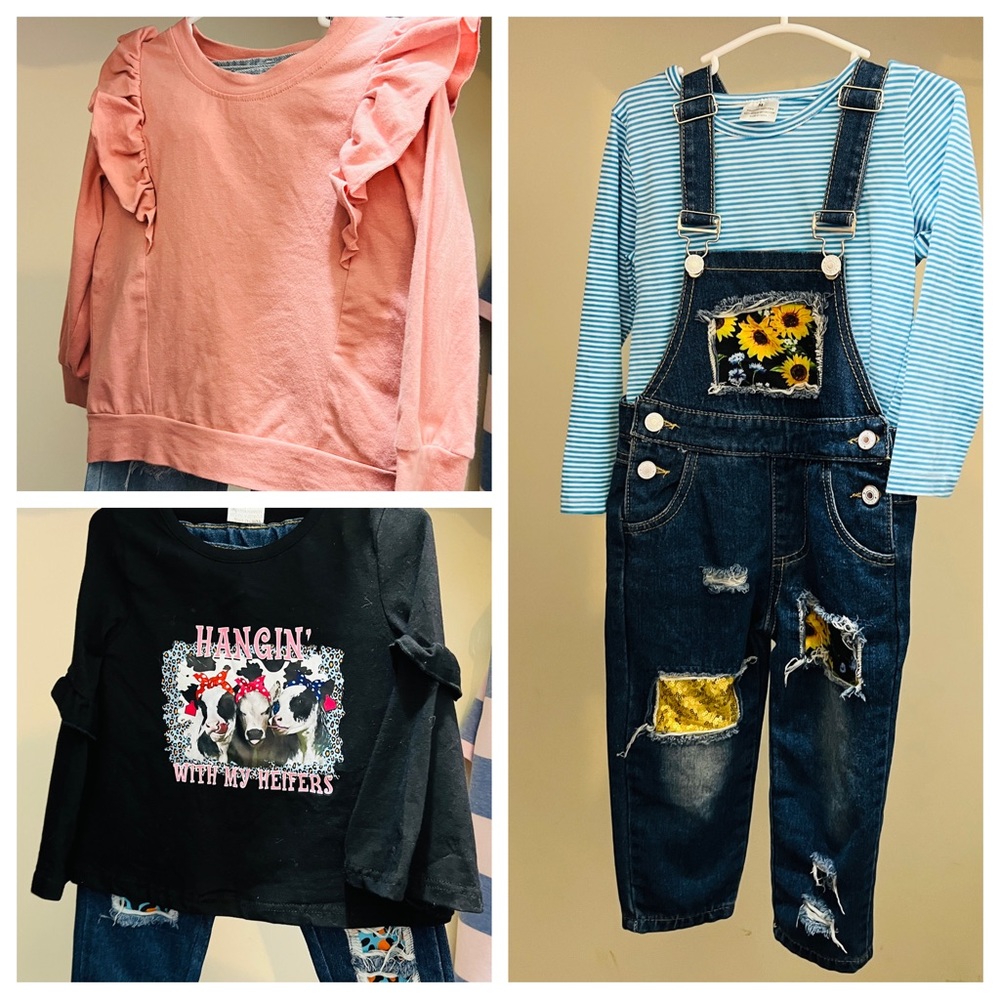 NEW Toddler Girl Boutique Outfit Bundle Size 3t